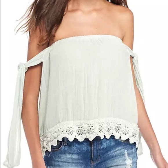 Jen's Pirate Booty Essence Off the Shoulder Top S - Picture 1 of 12